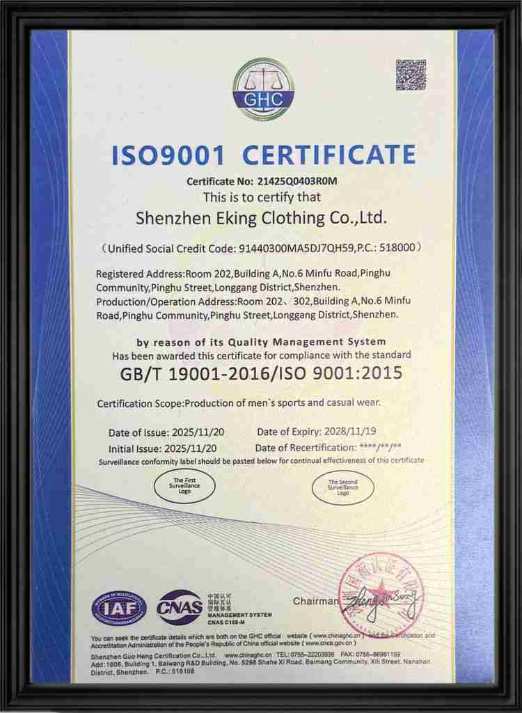 OEKO TEX textile safety standard for custom clothing