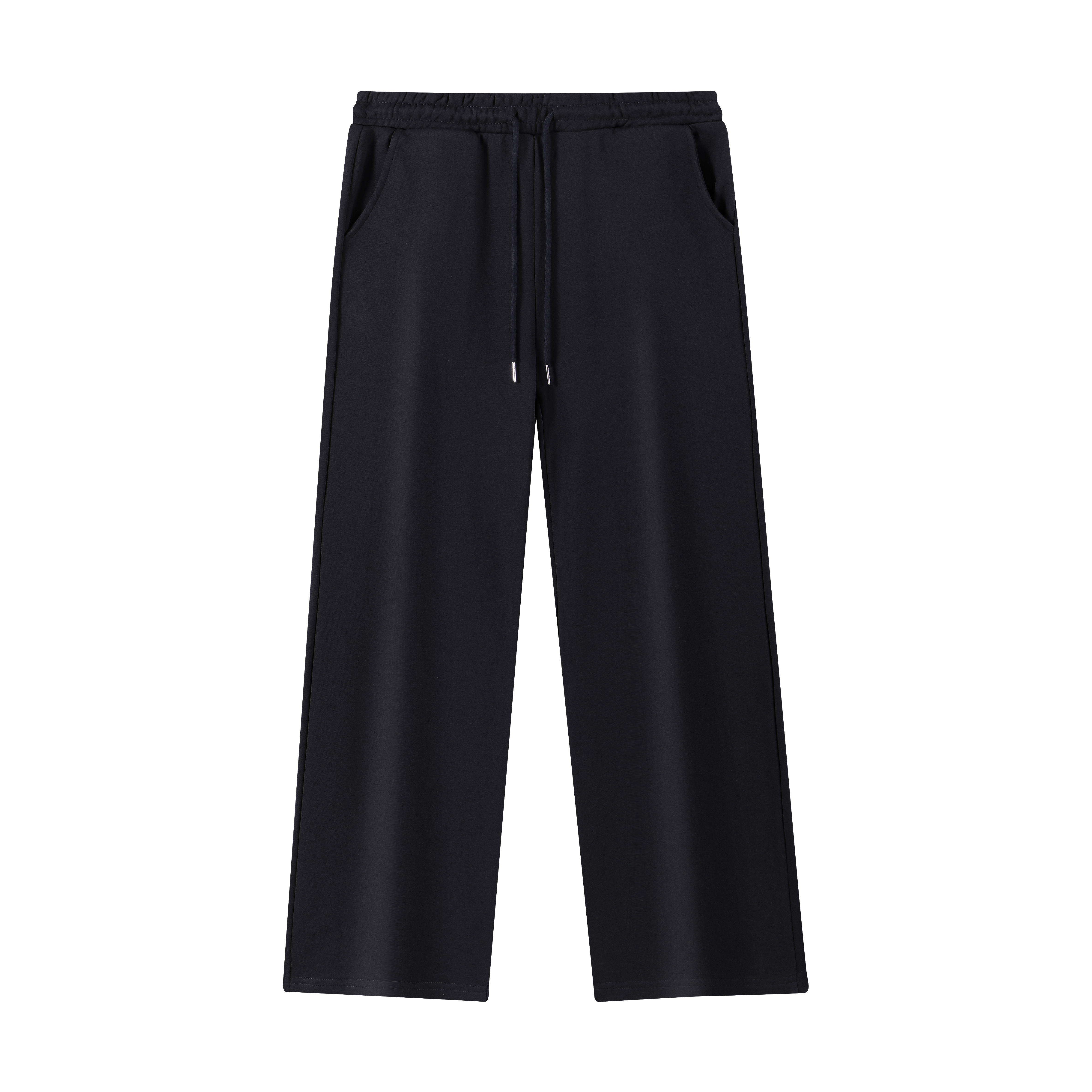 Black French Terry oversized ready stock sweatpants