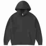 430 GSM French Terry Oversized Pullover Hoodie in Dark Grey