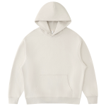 430 GSM French Terry Oversized Pullover Hoodie in Wheat