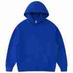 430 GSM French Terry Oversized Pullover Hoodie in Royal Blue