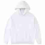430 GSM French Terry Oversized Pullover Hoodie in Light Heather Grey