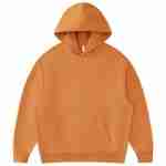 430 GSM French Terry Oversized Pullover Hoodie in Burnt Orange