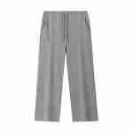 420 GSM Cotton-Rich French Terry Sweatpants in Heather Gray