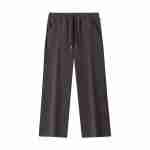 420 GSM Cotton-Rich French Terry Sweatpants in Dark Gray