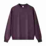 420 GSM French Terry Oversized Crewneck Sweatshirt in Crewneck Paris Purple
