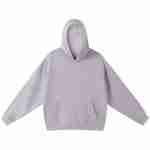 420 GSM French Terry Oversized Crewneck Sweatshirt in Hoodie Gray White