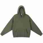 420 GSM French Terry Oversized Crewneck Sweatshirt in Hoodie Gray Green