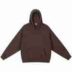 420 GSM French Terry Oversized Crewneck Sweatshirt in Hoodie Coffee Brown