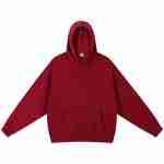 420 GSM French Terry Oversized Crewneck Sweatshirt in Hoodie Burgundy